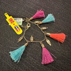 ☀️INC International Concepts X Popsicle Tassel Charm Bracelet NWT